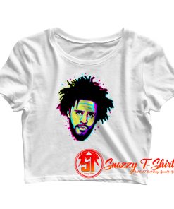 J Cole Pop Art Hip Hop Vintage Crop Top Shirt
