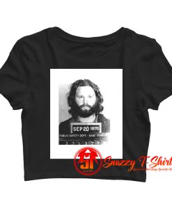JIM MORRISON MUGSHOT Crop Top Shirt