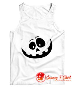 Jack O Lantern Pumpkin Face Tank Top