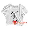 Jack Skellington dabbing Crop Top Shirt