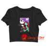 Jack and Sally Crop Top Shirt