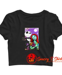 Jack and Sally Crop Top Shirt