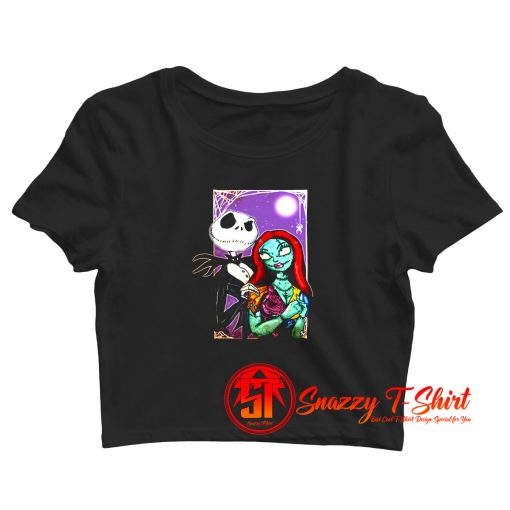 Jack and Sally Crop Top Shirt
