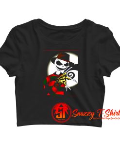 Jacky Krueger Mash Up Parody Crop Top Shirt