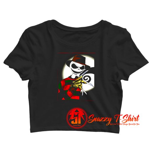Jacky Krueger Mash Up Parody Crop Top Shirt