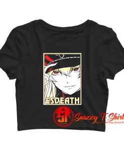Japanese Anime Esdeath Akame Crop Top Shirt