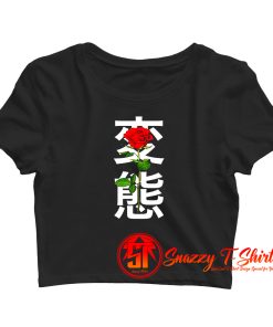 Japanese Hentai Rose Crop Top Shirt