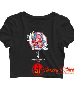 Japanese Streetwear Graphic s Harajuku Kanji Crop Top Shirt