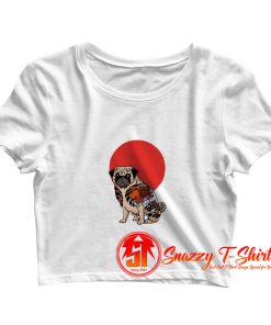 Japanse Pug Gang Crop Top Shirt