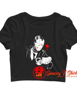Jason Voorhees Love Crocs Crop Top Shirt