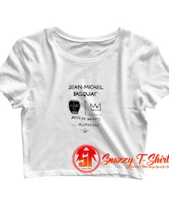Jean Michel Basquiat Jersey Joe Walcott Crop Top Shirt
