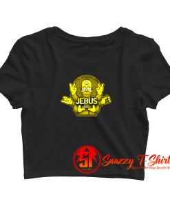 Jebus Saves Crop Top Shirt
