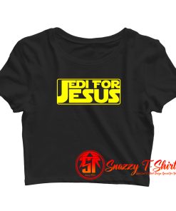 Jedi for Jesus Graphic Crop Top Shirt
