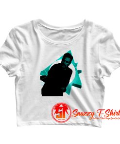 Jeffrey Dean Morgan Geometric Crop Top Shirt