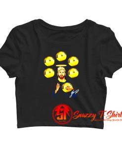 Jesus Messi Six Golden Ball Crop Top Shirt