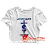 Jesus Saves I Spend Lil Wayne Crop Top Shirt