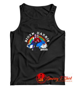 Joe Biden Kamala Harris 2020 Riding Narwhal Anti Trump Tank Top