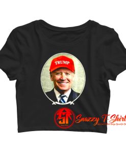 Joe Biden Wearing Hat Crop Top Shirt