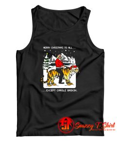 Joe Exotic Tiger King Merry Christmas Tank Top