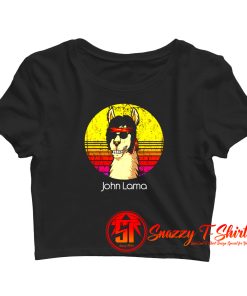 John Lama Lennon Parody Rock Crop Top Shirt