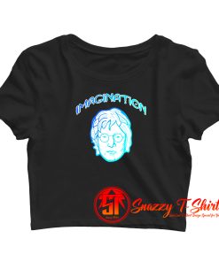 John Lennon imagination Crop Top Shirt