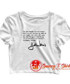 John Lewis Good Trouble Crop Top Shirt