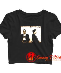 Johnny Cash Mugshot Crop Top Shirt