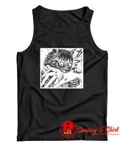 Junji Ito Cat Diary Anime Horror Tank Top