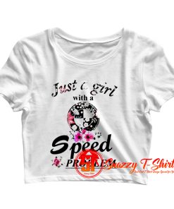 Just A Girl With A BMW Speed Problem Crop Top Shirt