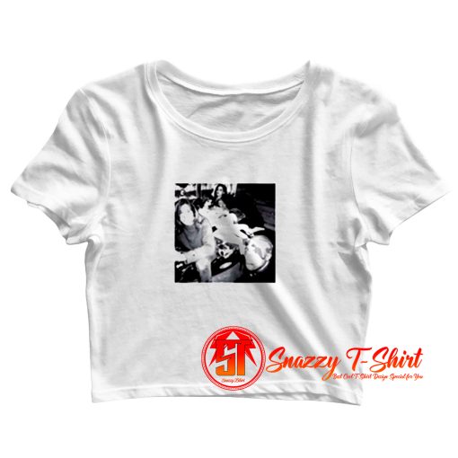 KURT COBAIN NIRVANA 2PAC TUPAC HANGING WITH GIRLS Crop Top Shirt