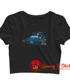 Kanye West cartoon anime bear Wave Crop Top Shirt