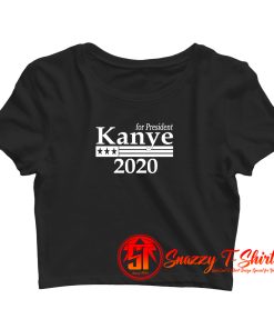 Kanye West for President 2020 Logo Crop Top Shirt