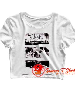 Kate Moss Megan Fox Cocaine Gangsta Gangster Cali Crop Top Shirt