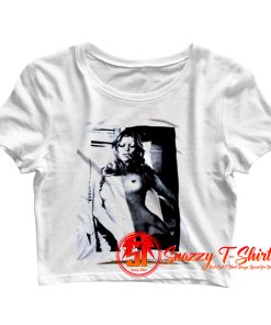 Kate Moss Smoke Crop Top Shirt