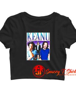 Keanu Reeves Homage Pop Culture Crop Top Shirt