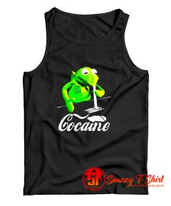 Kermit The Frog Doing Coke Tank Top