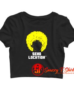 Khabib Nurmagomedov Send Me Location Crop Top Shirt