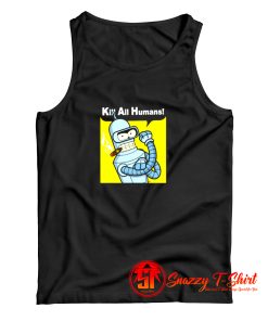 Kill All Human Bender Rosie The Riveter Tank Top