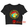 Kill People Hail Satan Unicorn Crop Top Shirt