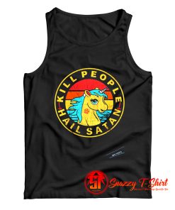 Kill People Hail Satan Unicorn Tank Top