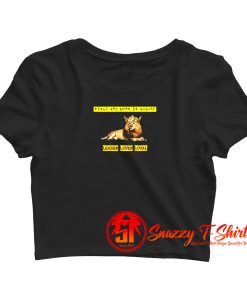 Kings Are Born in August Crop Top Shirt