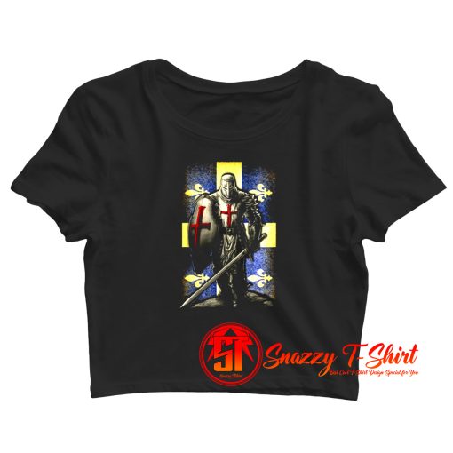Knights Templar Crop Top Shirt