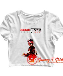 Kodak Black Lil Big Pac White Crop Top Shirt