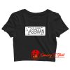 Kramer Assman License Plate Crop Top Shirt
