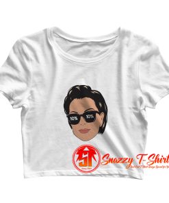 Kris Jenner face Crop Top Shirt