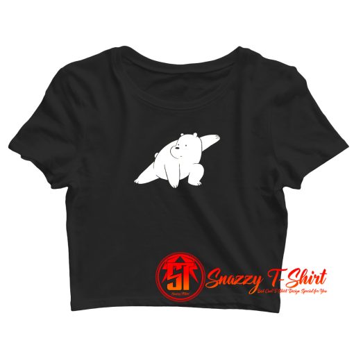 Kungfu Bear Crop Top Shirt