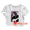 Kurt Cobain Smoking A Splif Crop Top Shirt