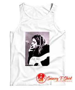 Kurt Cobain Smoking A Splif Tank Top