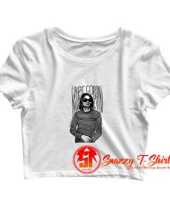Kurt Cobain Stripes Crop Top Shirt