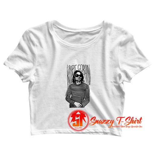 Kurt Cobain Stripes Crop Top Shirt